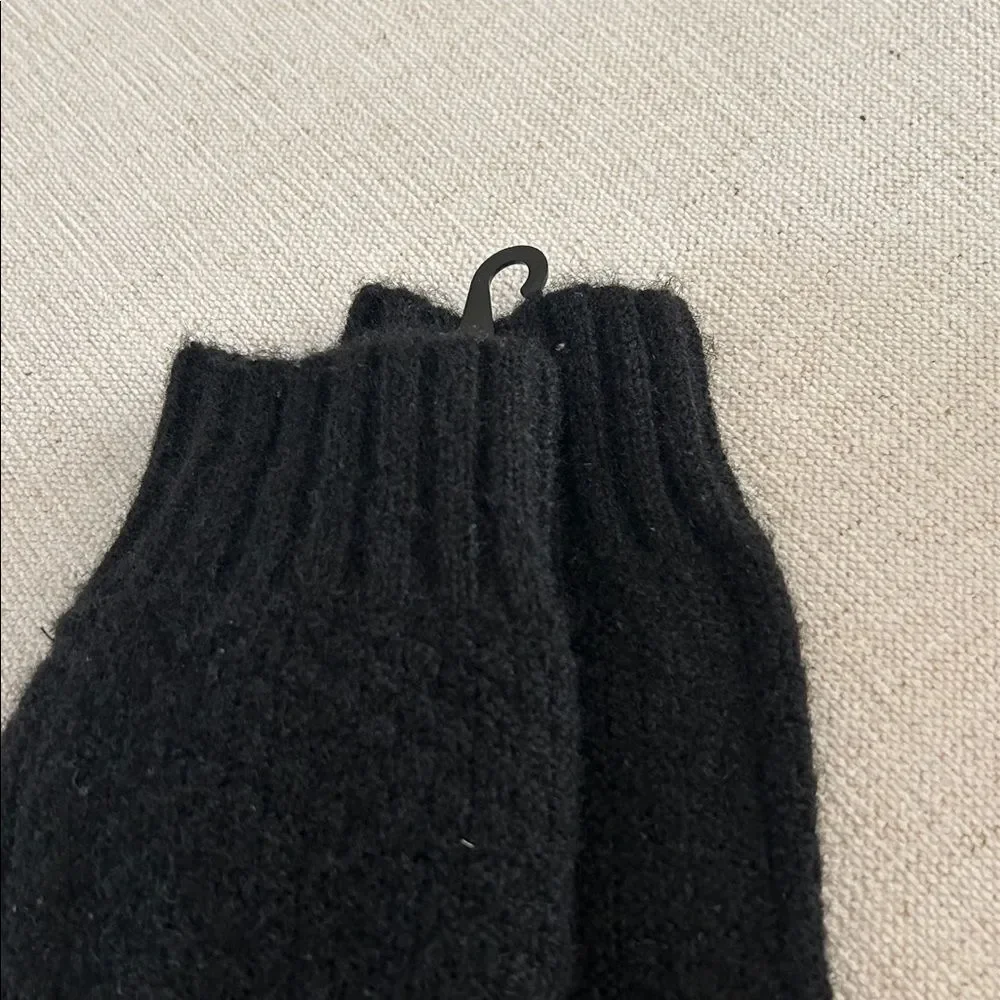 Free People Amour Knit Arm Warmers, Black, One size, NWOT